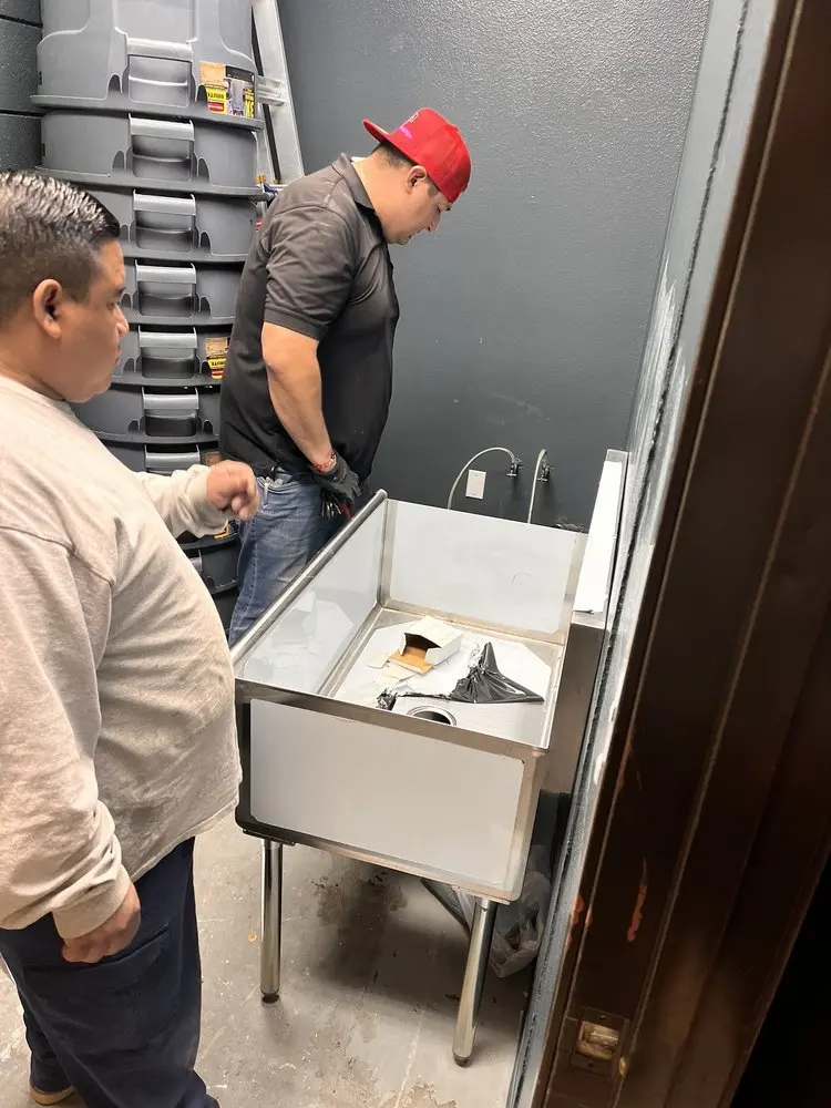 Commercial plumbing and sink installation in Alessandro Heights